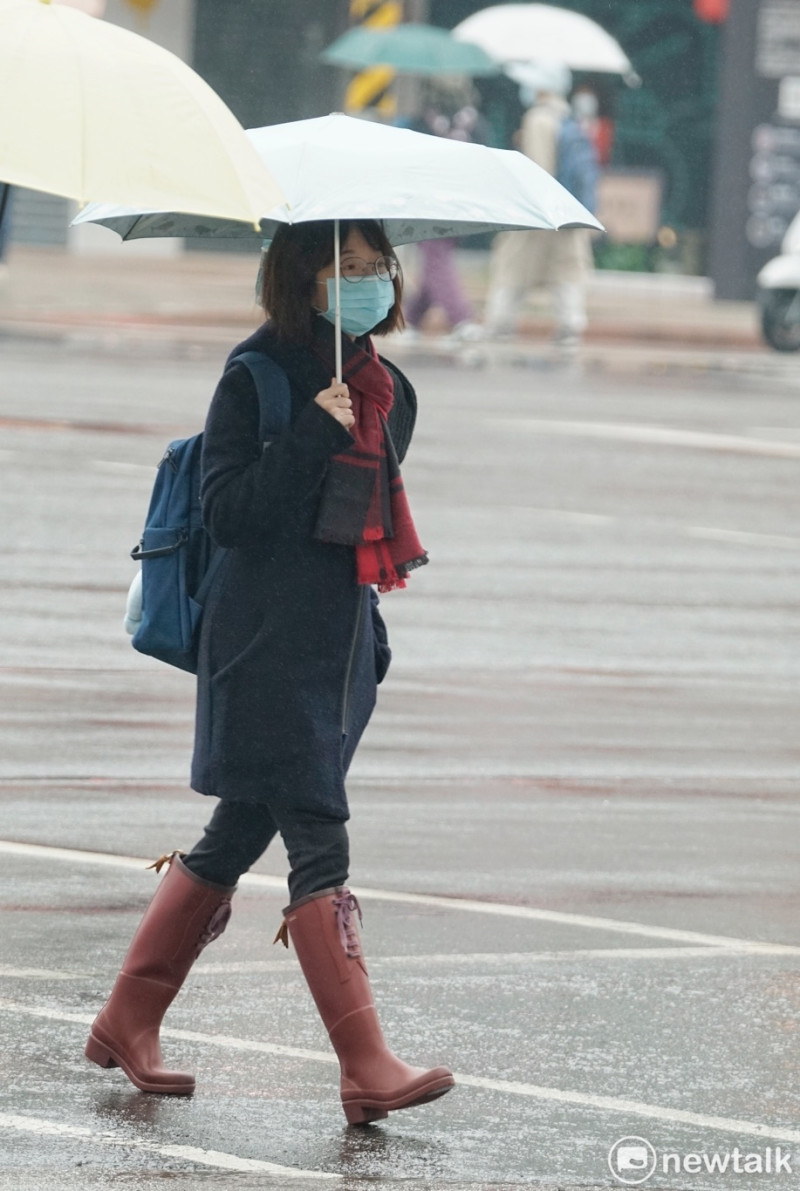 今日白天氣溫略升，大台北及東半部有局部短暫降雨。   圖：張良一／攝