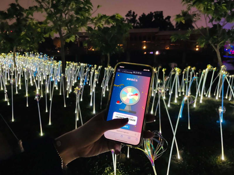 全國首創的「台灣燈會防疫平台」。   圖：高雄市觀光局提供