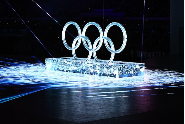 北京冬奧開幕式表演。   圖 : 翻攝自環球網