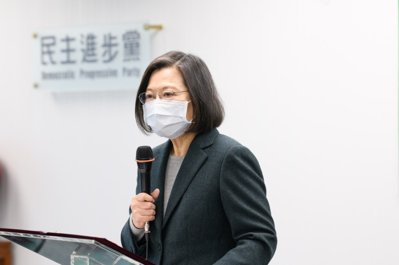 總統蔡英文   圖：民進黨提供