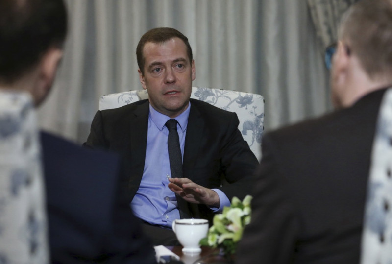 前俄羅斯總統梅德韋傑夫（Dmitry Medvedev）。   圖：達志影像 / 路透社（資料照）