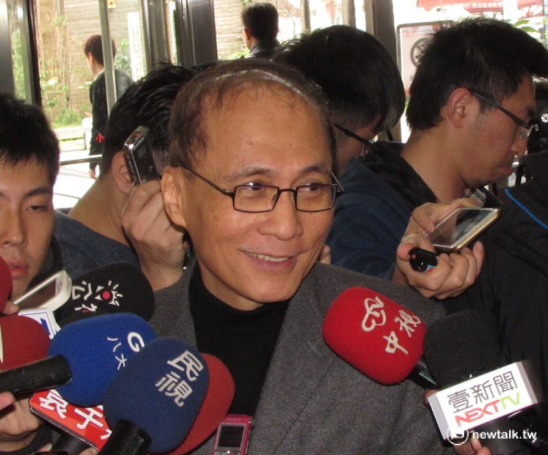 新境界智庫執行長林全18日強調，人生有很多選擇，入閣不在他的生涯規劃中，相信蔡英文會找到比自己更好的理想人選。   圖：邱珮文/攝