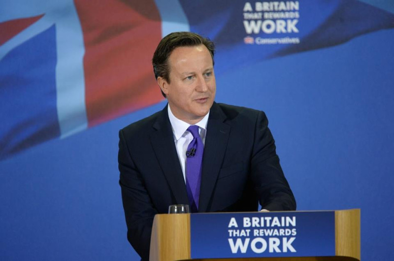 面對倫敦市長表態支持脫歐，英國首相卡麥隆頭痛不已。   圖：翻攝卡麥隆臉書