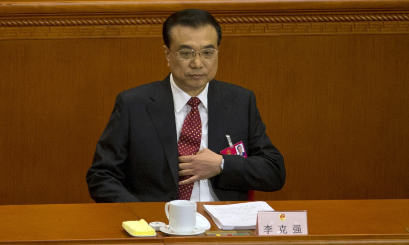中國國務院總理李克強5日出席全國人大四次會議開幕會。   圖片來源：達志影像/美聯社