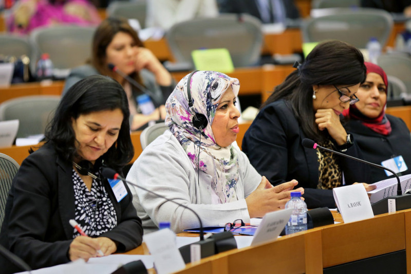 聯合國發布《2015年國會中的婦女：一年回顧》報告，顯示婦女參政度仍有待努力提升。   圖：翻攝聯合國婦女署/Emad Karim
