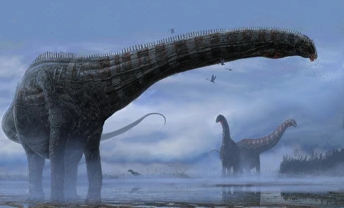 最新研究顯示，科學家透過化石標本，發現恐龍罹患嚴重呼吸道感染的證據。   圖:科學報告網站