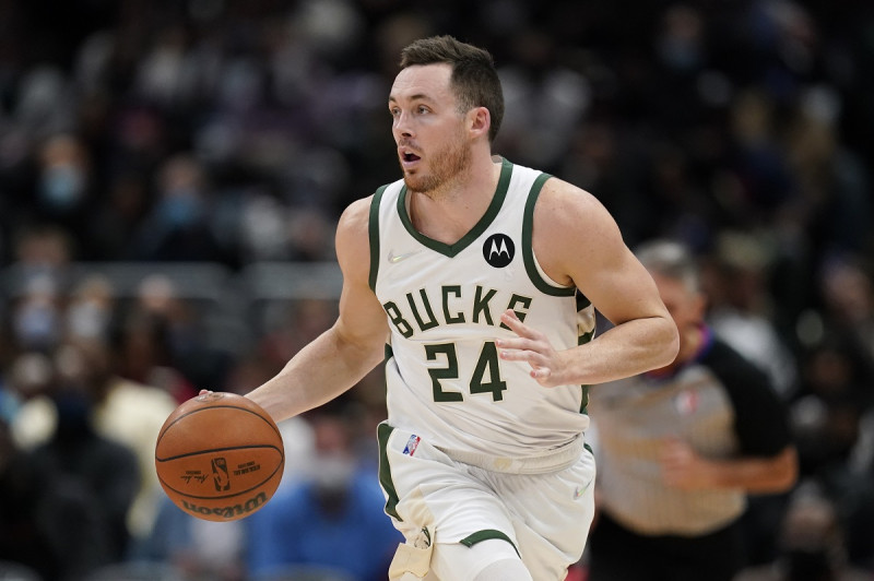 公鹿後衛Pat Connaughton。   圖／美聯社／達志影像