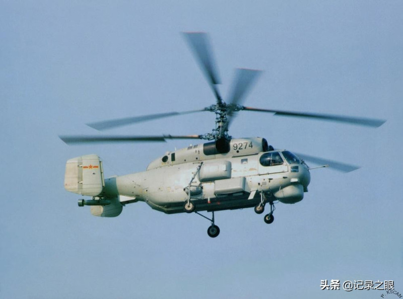 昨（10）日中國解放軍派遣軍機、軍艦及疑似艦載1架「卡-28」反潛直升機侵入我西南防空識別區。（圖為同型機）   圖：翻攝陸網/頭條紀錄之眼