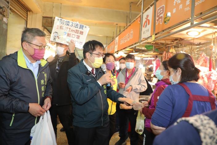 台南一個市場被查出翻法屠宰雞隻。(台南市場示意圖)   圖：翻攝自台南市市場處官網