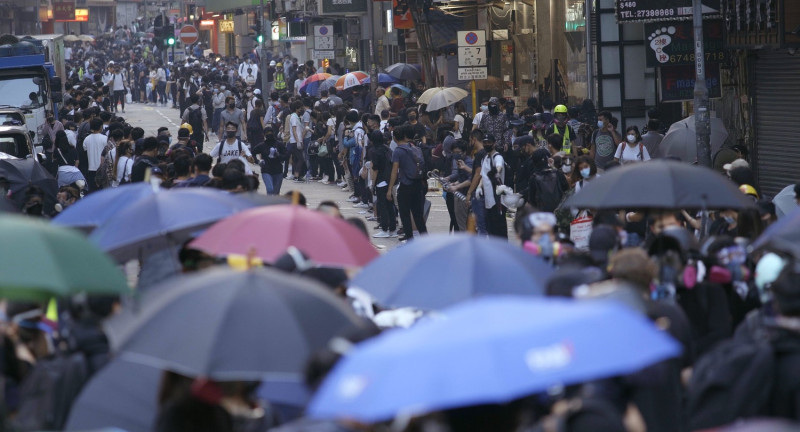 香港人在這起抗爭群起捍衛自由民主價值   圖：時代革命/提供