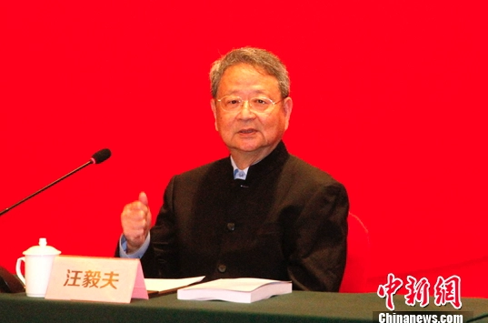 被稱為「大陸相當務實的『知台派』重要意見領袖」的中國全國台灣研究會會長汪毅夫。 圖：翻攝中新網