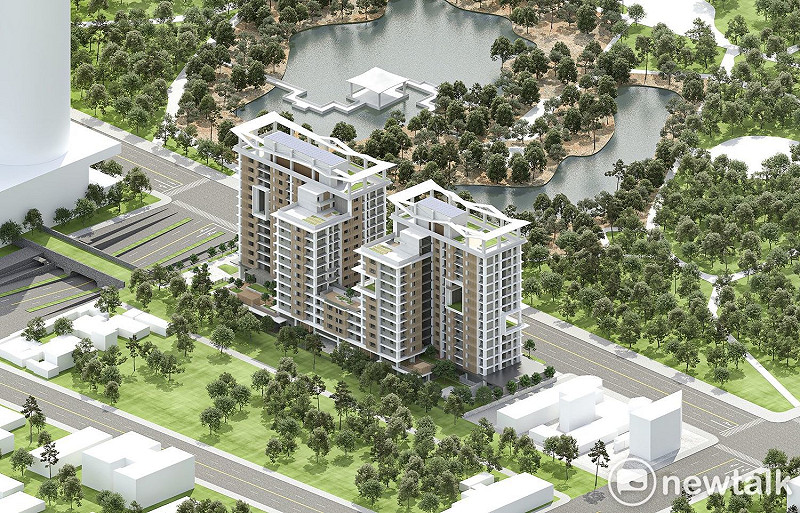 台南公宅的推動，這二年來市府積極的加快腳步，總計110年台南公宅已動土1,178戶，111年度預計還可動土1,645戶。   圖：台南市都發局提供