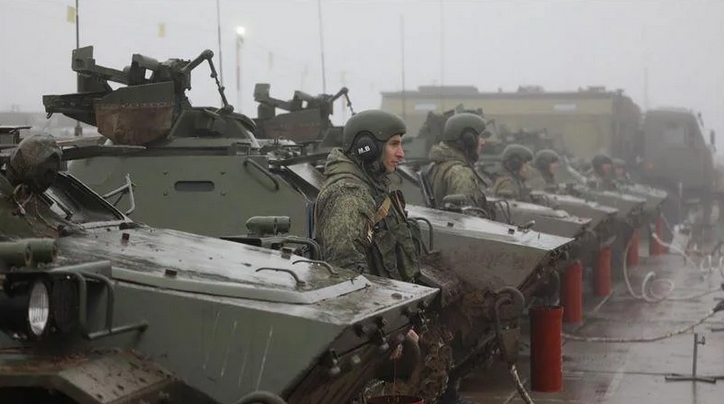 俄軍正準備進攻烏克蘭東部的頓巴斯地區。   圖 : 翻攝俄羅斯國防部（資料照）