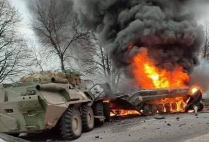 俄羅斯軍隊在烏克蘭軍民的強烈抵抗之下死傷慘重。   圖：擷自烏克蘭國防部臉書（資料照）