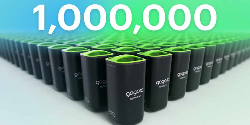 Gogoro Network第100 萬顆智慧電池已在日前生產下線。   圖：Gogoro Network／提供