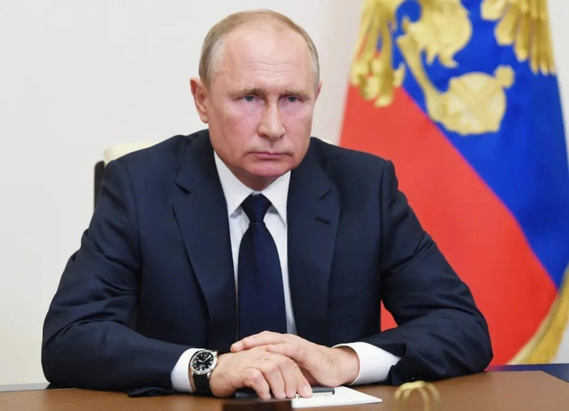 俄羅斯總統普丁近日頻頻以核武威脅。   圖 : 翻攝環球網