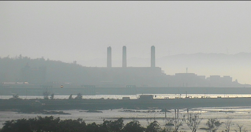 環保署說明，金門地區則因為受到中國沿海污染物影響，空氣品質為橘色等級（圖為金門測站）。   圖：擷取自環保署空氣品質監測網