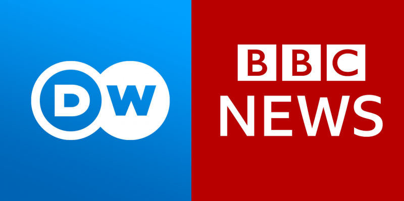 在俄羅斯封鎖英國廣播公司(BBC)的網站後，BBC宣布將在俄羅斯恢復二戰時期的廣播技術，重新啟用短波信號的方式繼續對俄羅斯播放新聞。   圖:翻攝自德國之聲、BBC