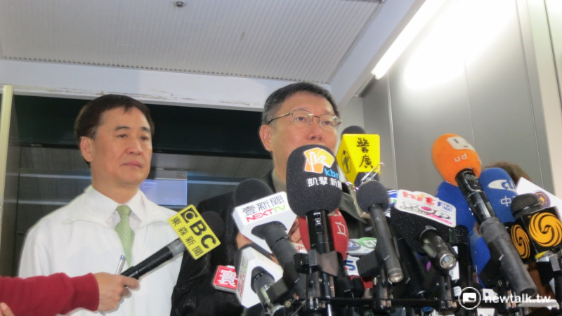針對內湖女童命案，台北市長柯文哲29日表示，未來在社區防衛系統或社區安全系統將必須要重新思考。   圖：呂佳峻/攝