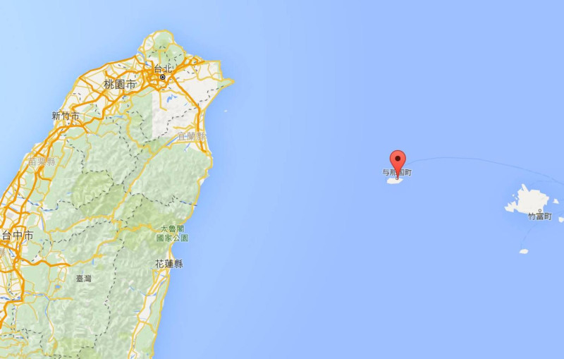 日本在與那國島新設監視部隊，引發台灣、中國抗議。   圖：取自Google Map