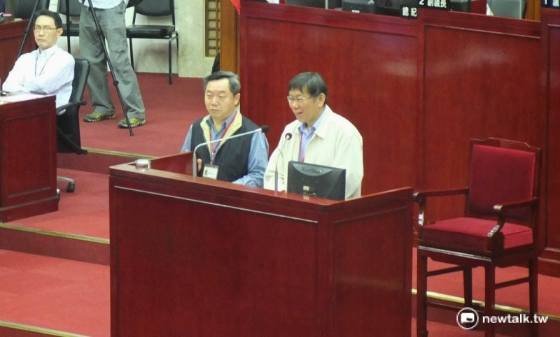 台北市政府證實，市長柯文哲已批准市府參事邱大展辭呈，於5/20生效。   圖：新頭殼資料照片