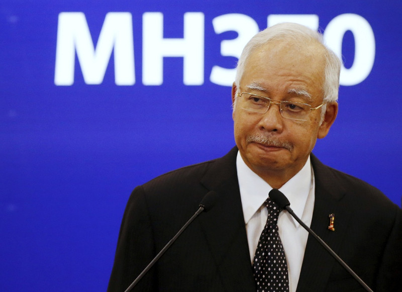 馬來西亞總理納吉布遭指控涉入馬來西亞國家基金的洗錢醜聞，試圖利用政治清洗，躲避調查。   圖：達志影像/路透社資料照片