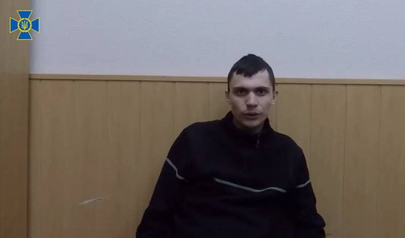 烏克蘭國家安全局發布一段宣稱是俄羅斯戰俘「講述同袍濫殺烏克蘭平民過程」的影片。   圖：翻攝烏克蘭國家安全局臉書