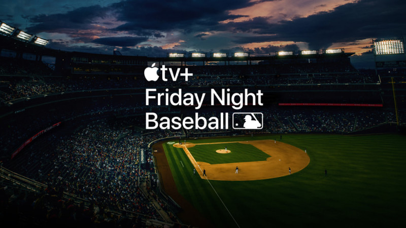 蘋果今(9)日在其Peek Performance活動中宣布，和美國職業棒球大聯盟（MLB）推出「周五棒球之夜（Friday Night Baseball）」。   圖：翻攝自Apple官網
