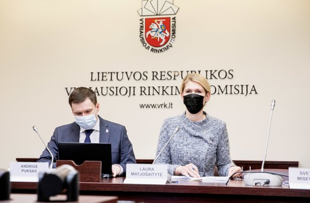立陶宛中央選舉委員會主席喬蘭塔·佩特科維奇納。   圖 : 翻攝自立陶宛中選會