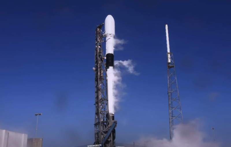 SpaceX成功發射48顆星鏈衛星。   圖：翻攝自SpaceX官方YouTube