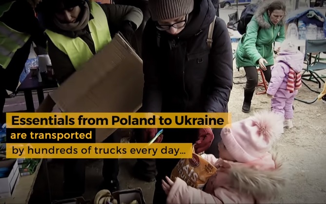 俄國入侵烏克蘭，已有上百萬烏克蘭難民逃向波蘭。   圖 : 翻攝自Poland.pl波蘭外交部臉書