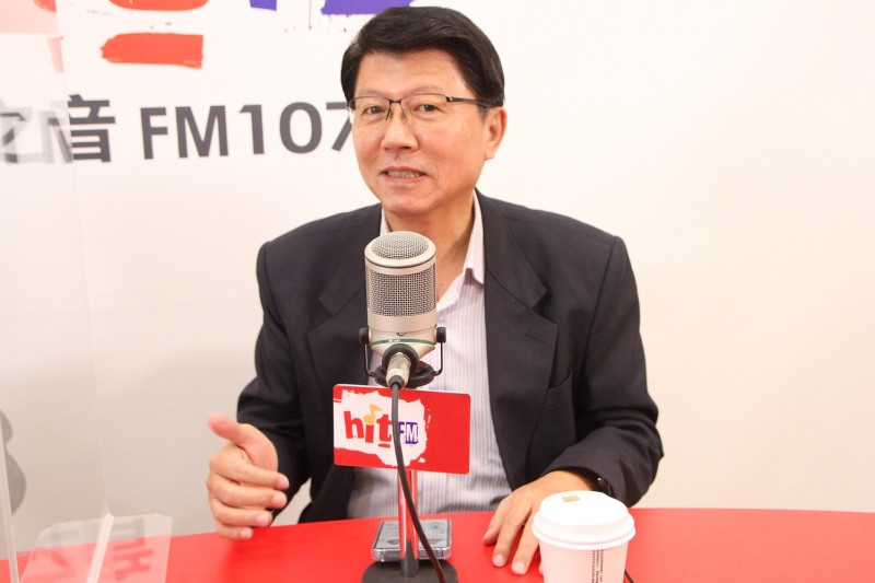擬參選2022台南市長的國民黨議員謝龍介今（17）天接受廣播專訪。   圖：Hit Fm《嗆新聞》製作單位提供
