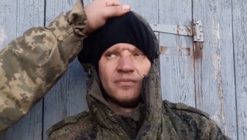 俄羅斯士兵被俘，向烏克蘭人民道歉並痛罵普丁是人渣。   圖：擷取自YouTube