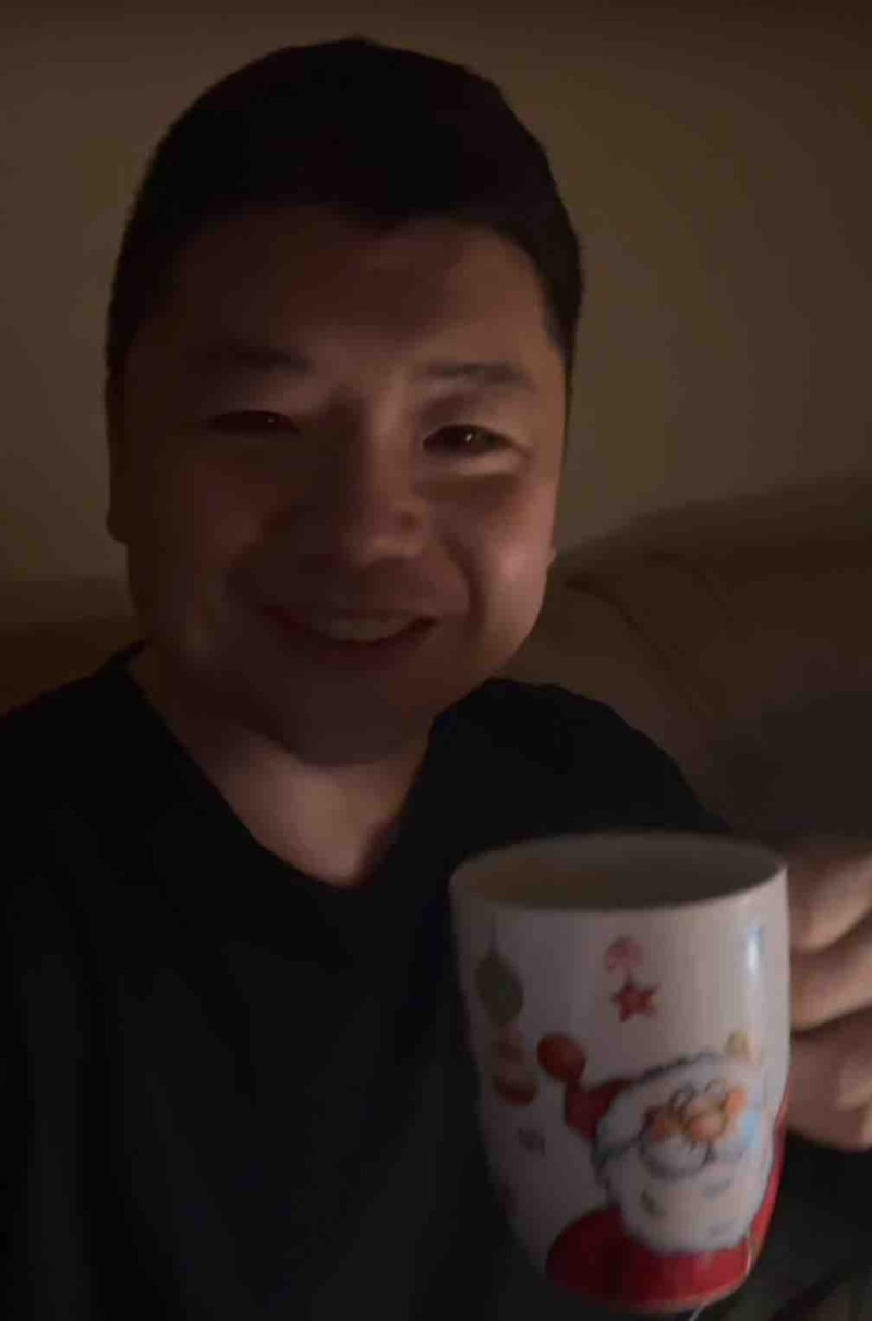 王吉賢昨天（20日）張貼出的最新影片報平安。   圖：截圖自王吉賢Youtube頻道