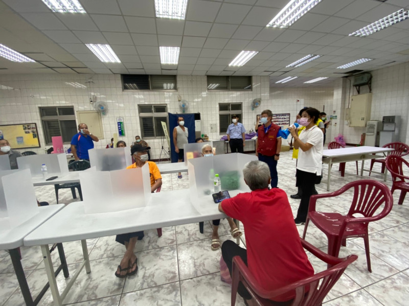 瑞芳區瑞濱活動中心在去(110)年燦樹颱風時發揮臨時收容所功能。   圖：新北市民政局提供