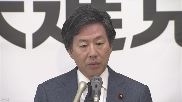 日本最大在野黨「民進黨」19日在記者會上表示，目前國會應該優先考慮熊本地震的因應對策。   圖：翻攝NHK