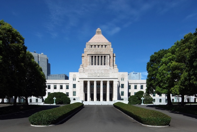 日本聯合組成內閣的執政黨自民黨和公明黨都認為，在目前的國會中通過TPP有所困難。圖為日本國會議堂。   圖：翻攝維基百科