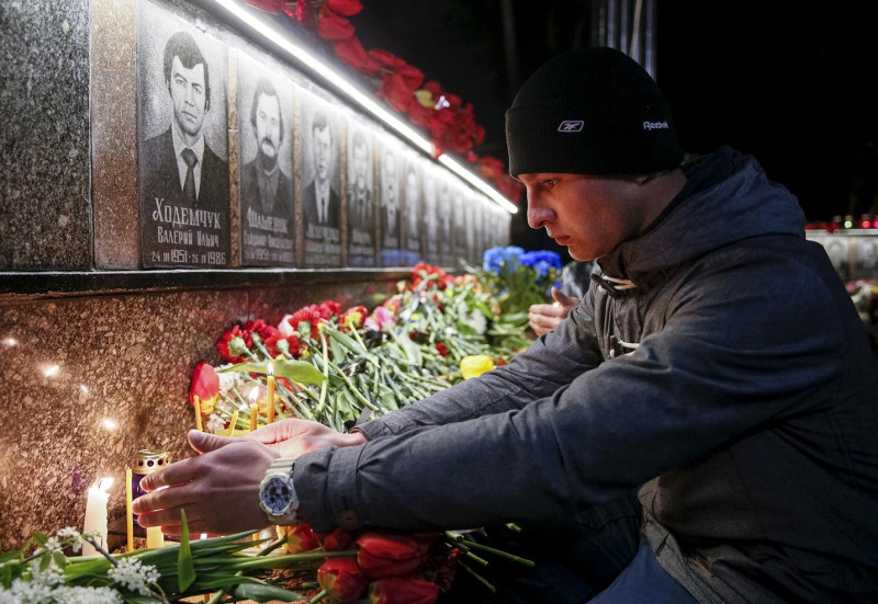 車諾比30週年，烏克蘭政府舉行紀念儀式。   圖：達志影像/路透社