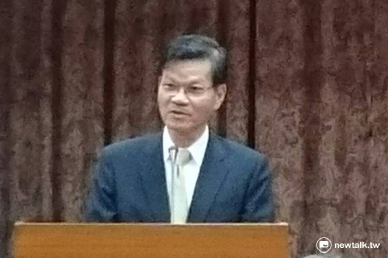 中研院院長翁啟惠27日表示，希望總統趕快遴選下屆院長人選。   圖：林朝億/攝