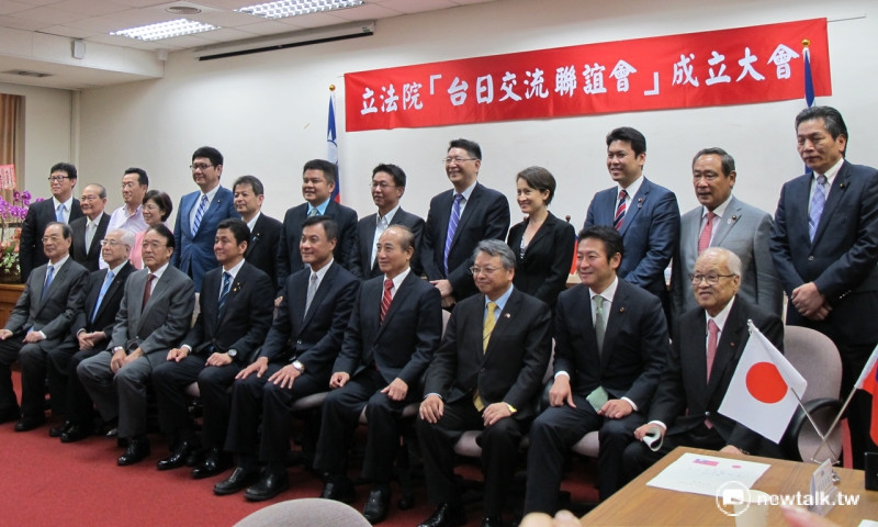 台灣立法院台日交流聯誼會6日舉行成立大會。   圖：林朝億/攝