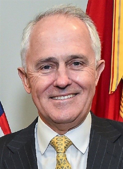 澳洲總理滕博爾（Malcolm Turnbull）8日宣布解散國會，並決定將在7月2日提前舉辦大選。   圖：翻攝維基百科