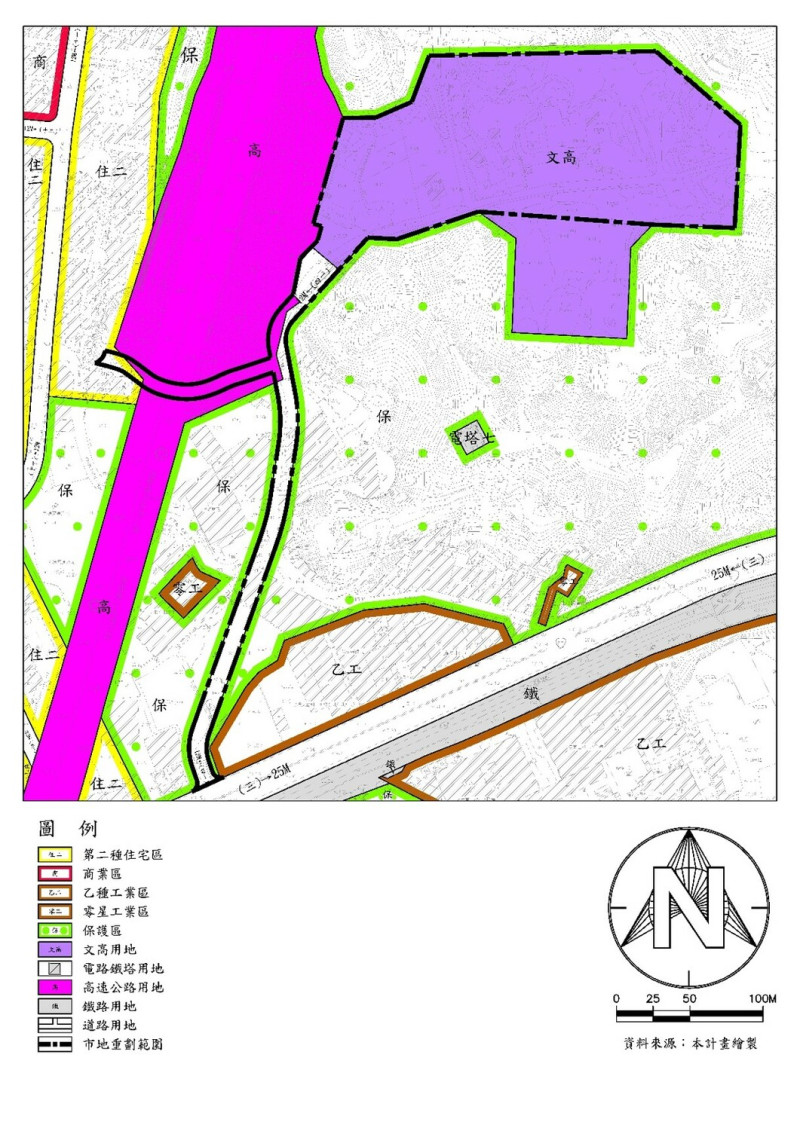 重劃範圍示意圖。   圖：新北市城鄉局提供