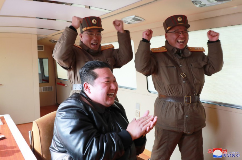 北韓領導人金正恩。   圖：翻攝自朝中社（資料照）