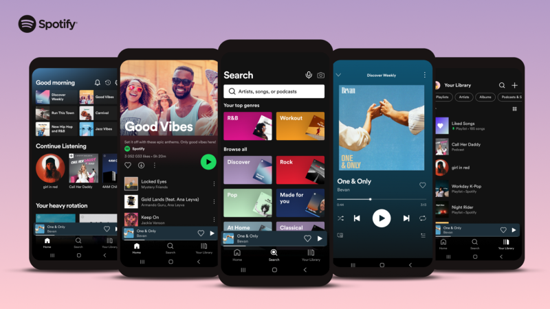 Spotify宣佈推出車載聲控介面Car Mode，使車主可以用語音操控音樂播放。   圖：取自Spotify官網