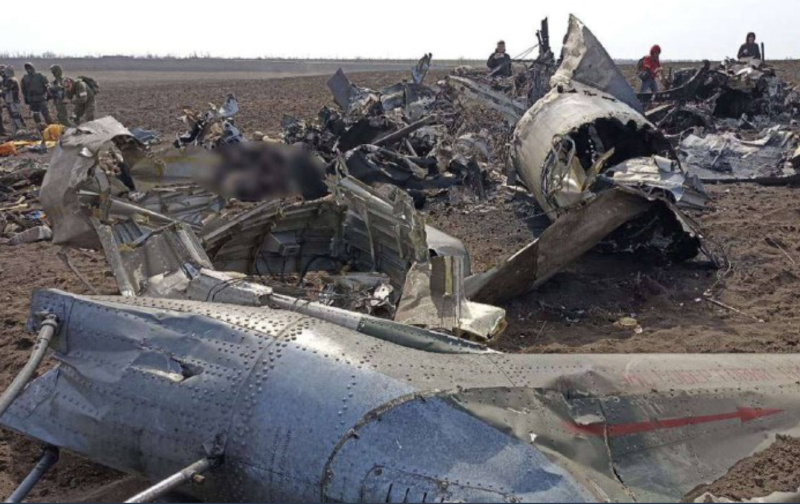 烏克蘭米 8 直升機載有亞速營的重要指揮官，慘遭俄軍擊落。   翻攝推特：MilitaryLand.net
