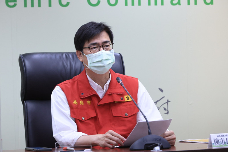 高雄市長陳其邁對柯文哲要用快篩取代PCR的說法不買單，認為錯誤率會很高。   圖：高雄市政府提供（資料照）