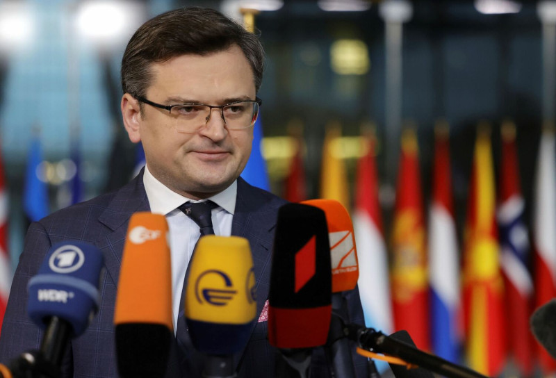 烏克蘭外交部長庫列巴（Dmytro Kuleba）表示，如果烏克蘭加入不了歐盟，就是歐洲想欺騙烏方。   圖：達志影像/美聯社