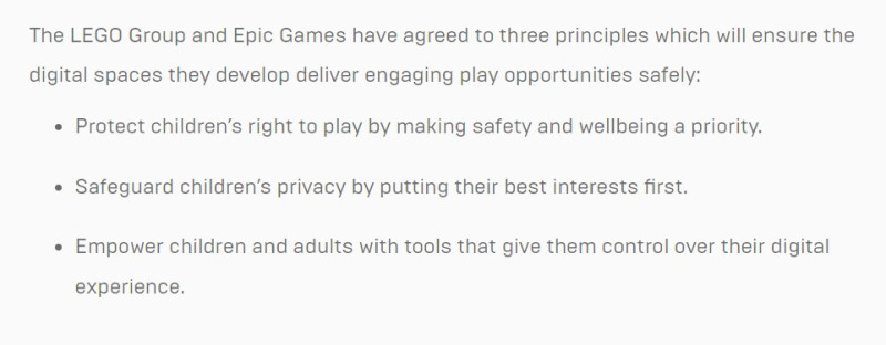 這兩家公司公布了他們認為將指導其創建的三項原則。   圖：翻攝自Epic Games官網