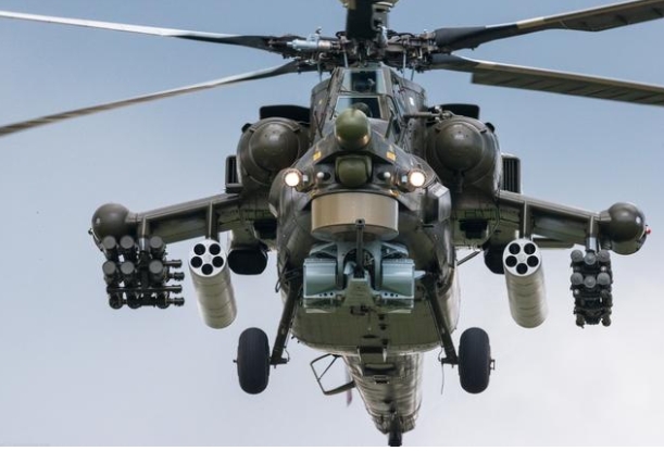 俄國「米-28」直升機。   圖 : 翻攝自KKNews