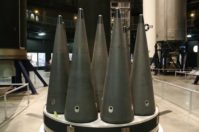 美國洲際飛彈上的分導式核彈頭。   圖：翻攝陸網/每日頭條